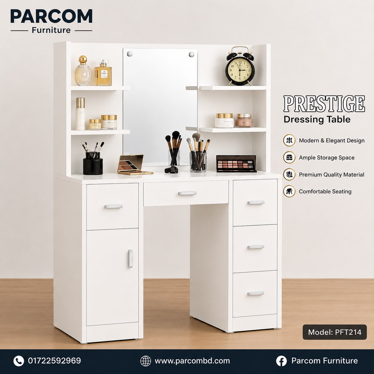 Parcom Prestige Dressing Table